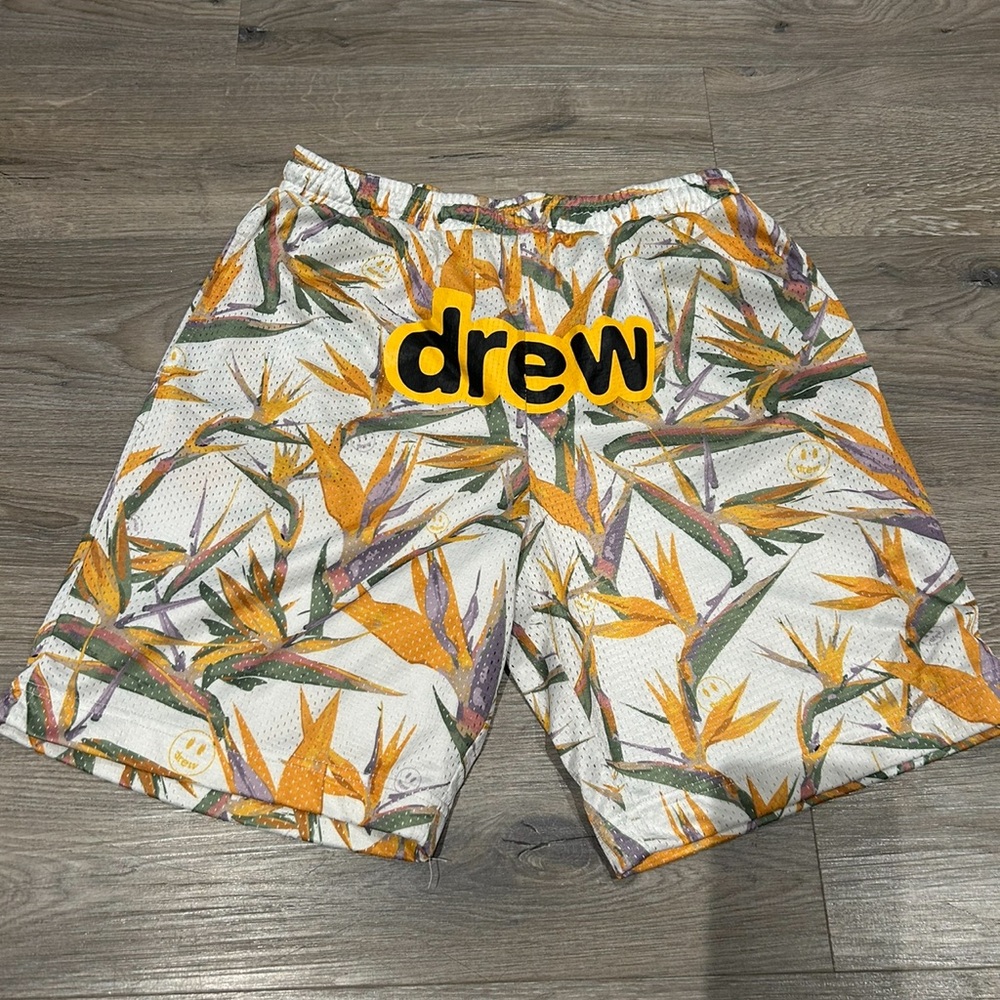 Drew house mesh floral shorts